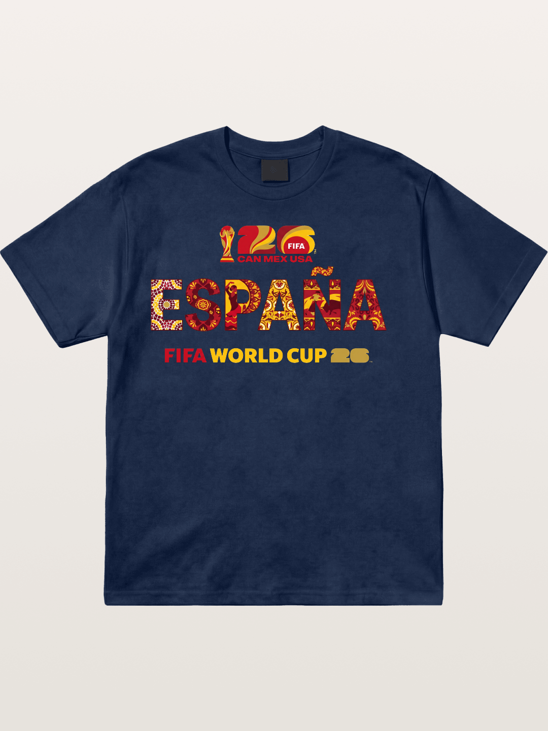 España 2026 World Cup Typo Cotton T-shirt