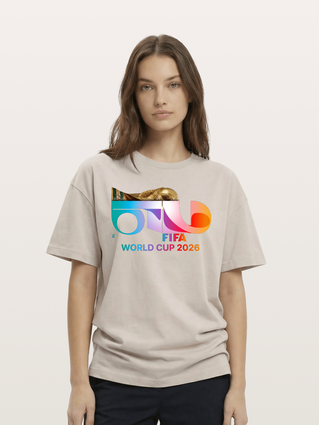 2026 FIFA World Cup Gradient Art Cotton T-shirt