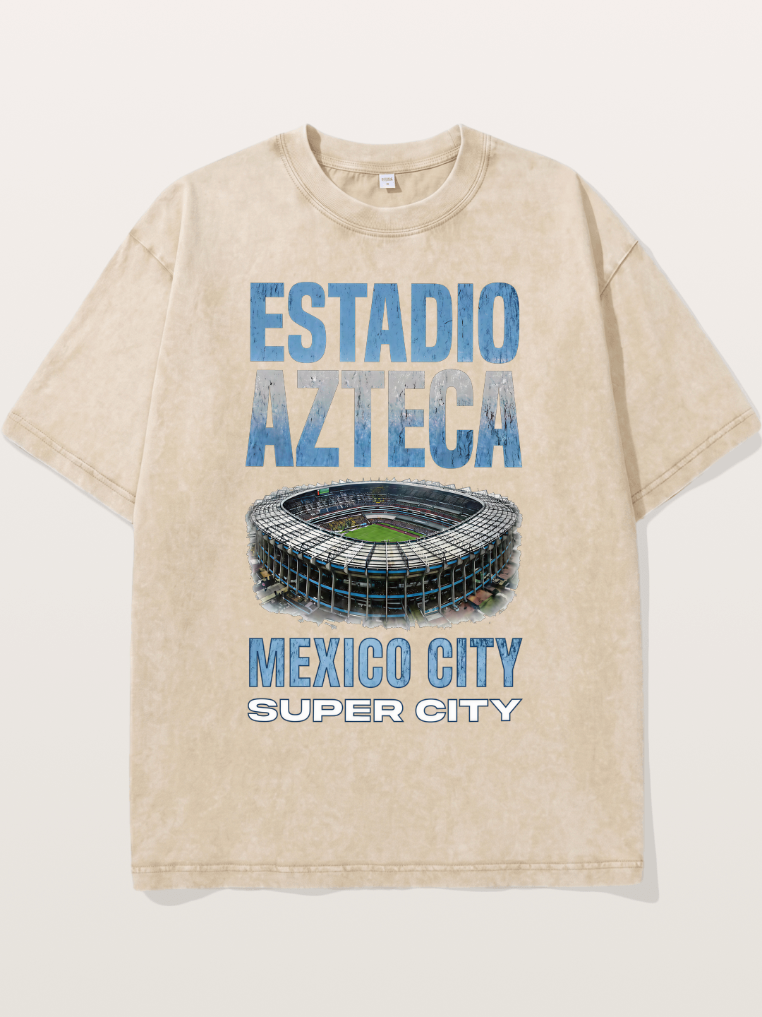 Estadio Azteca WC Print Washed T-shirt