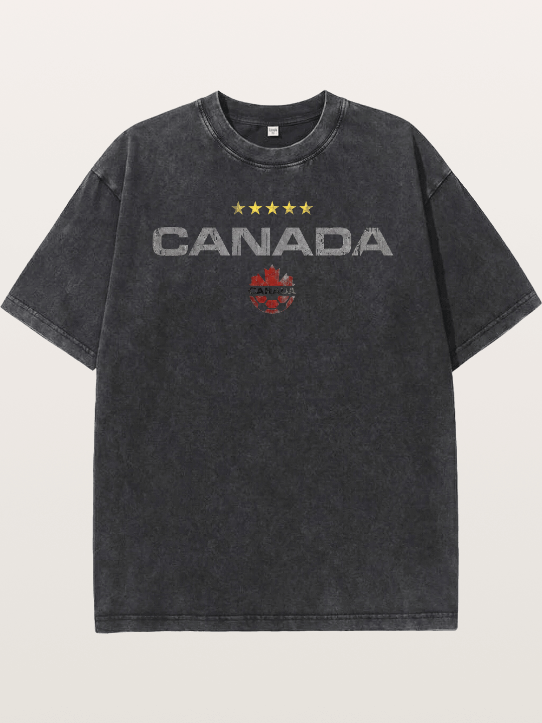 Canada Soccer Team Crest Washed T-shirt