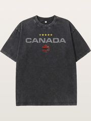 Canada Soccer Team Crest Washed T-shirt