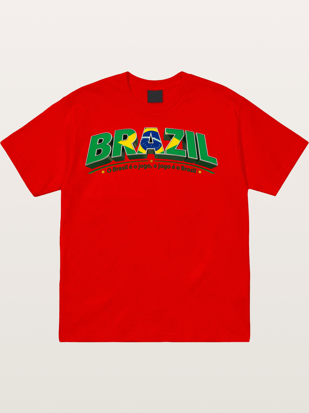 Brazil Retro Team Logo WC Cotton T-shirt
