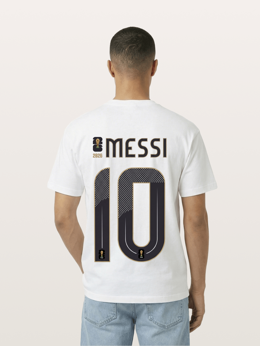 Argentina 10 Messi 2026 WC Gildan T-shirt