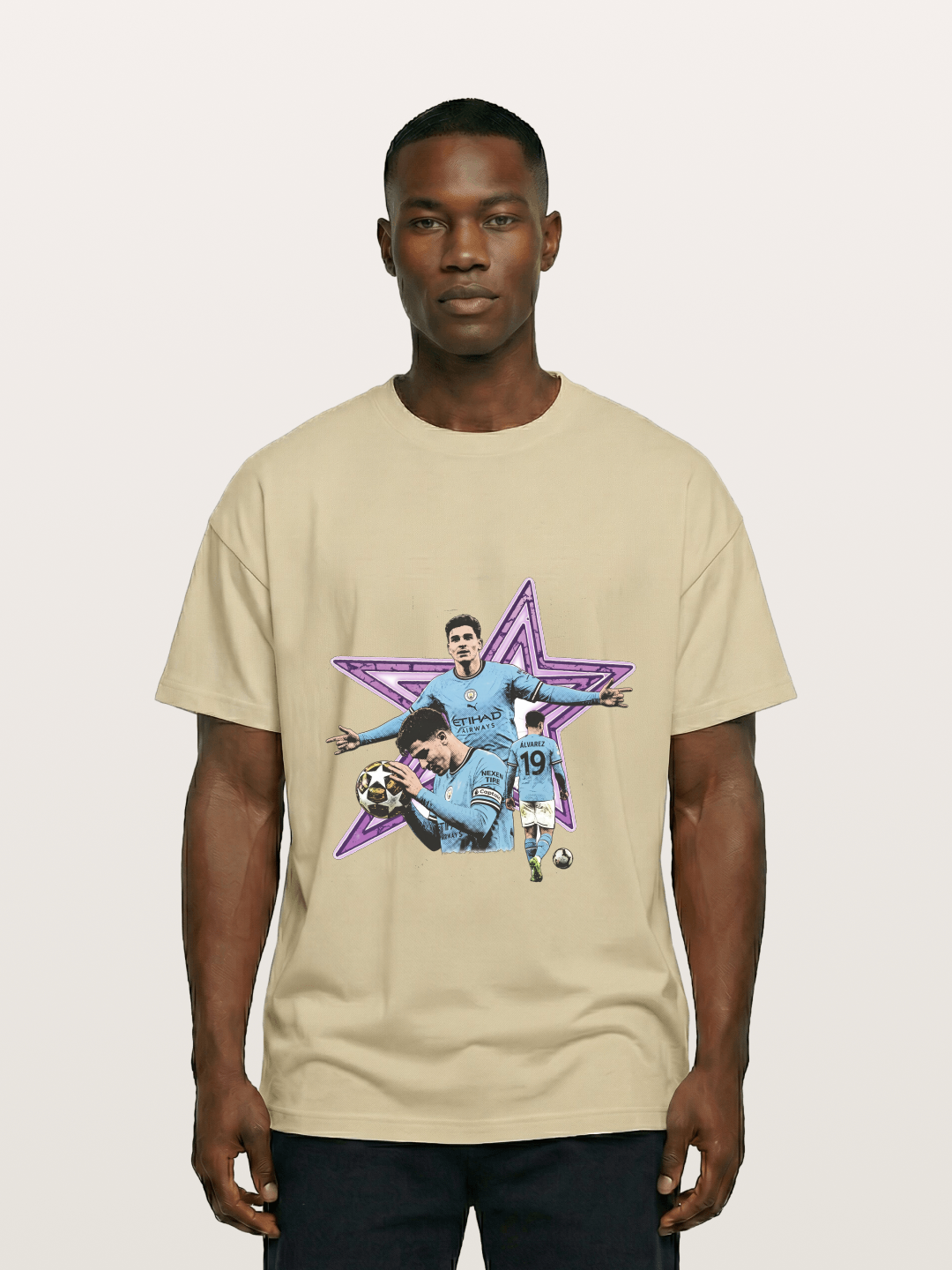 Manchester City Star Collage Gildan T-shirt