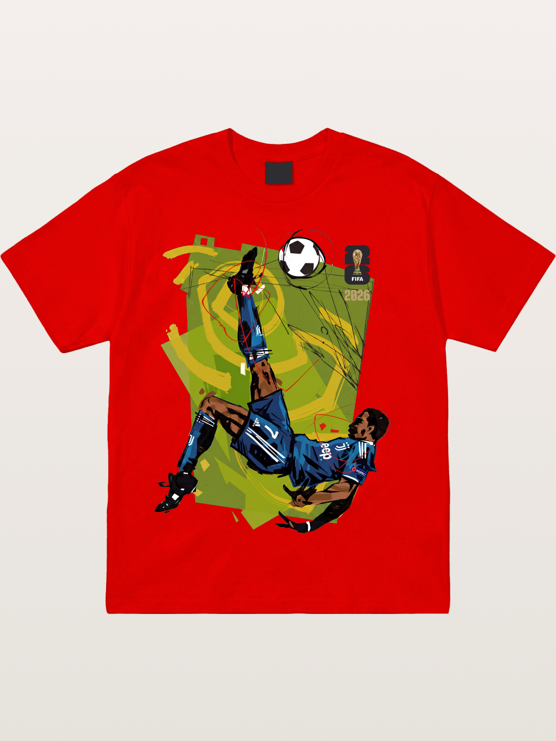Cristiano Ronaldo's classic goal-scoring move Cotton T-shirt