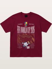 2026 WC Stadium Mascot Line Art Gildan T-shirt