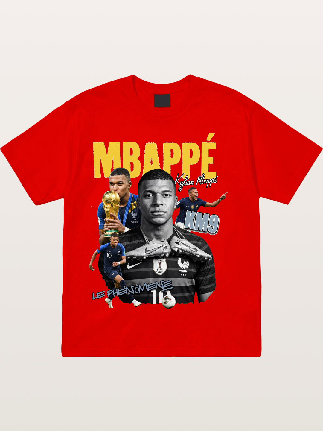 Kylian Mbappé KM9 Graphic Cotton T-shirt