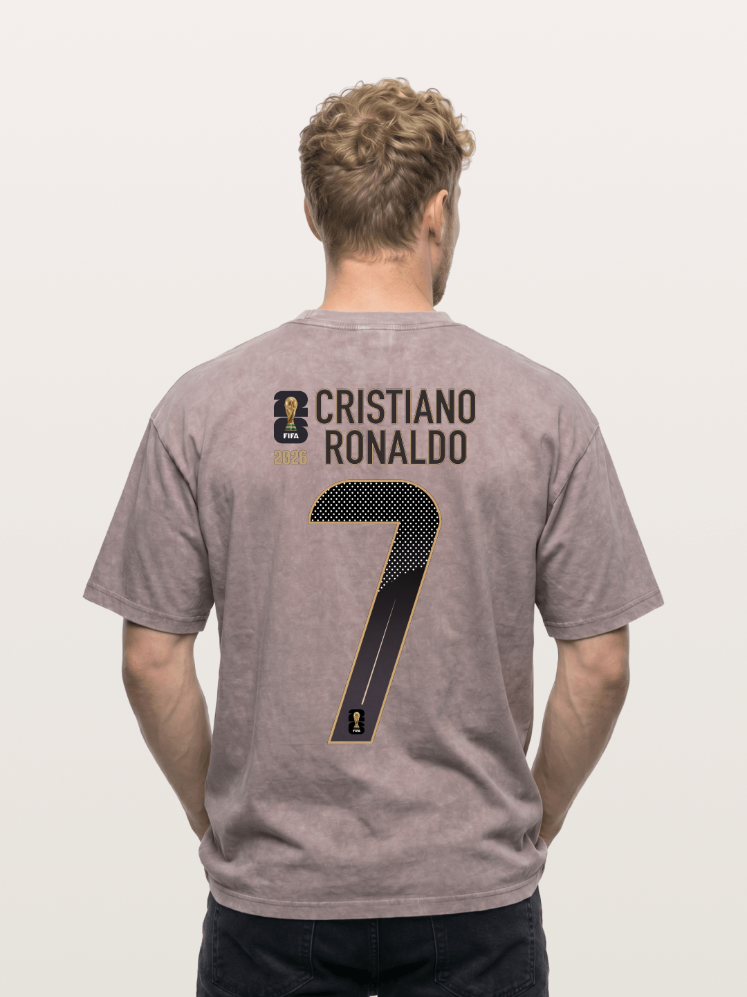 Portugal 7 Ronaldo 2026 WC Washed T-shirt