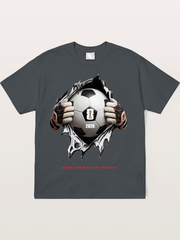 Soccer Ball Tear Effect 2026 Soft-Stay T-shirt