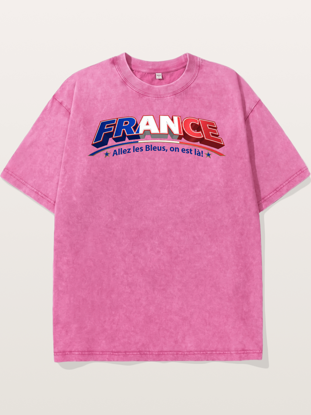 France Retro Team Logo WC Washed T-shirt