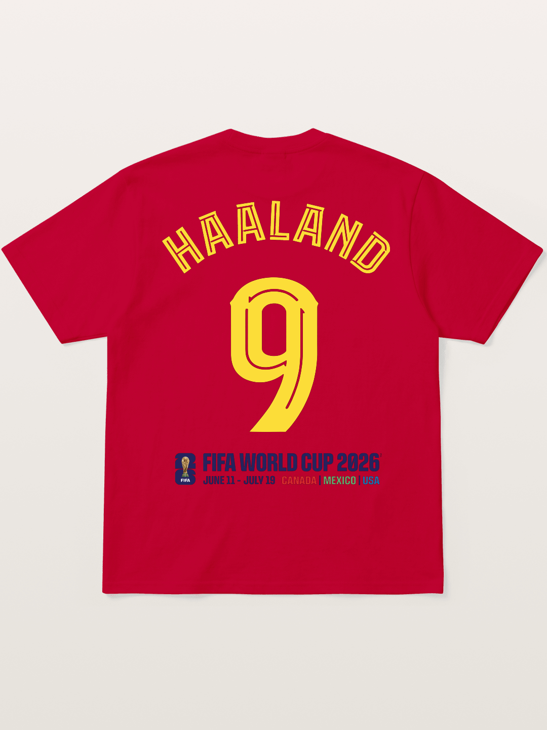 Haaland 9 World Cup 2026 Gildan T-shirt