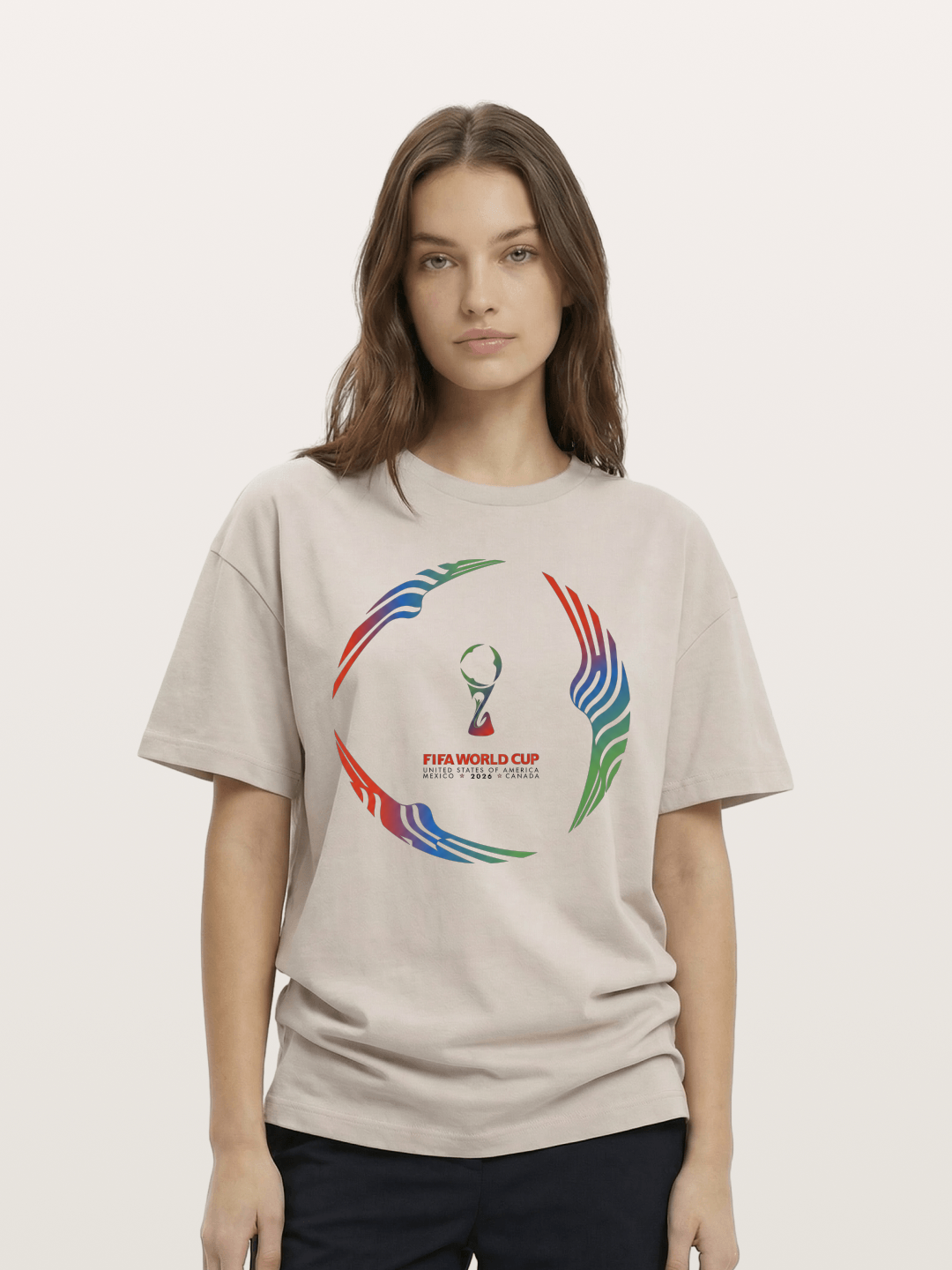2026 World Cup Official Logo Cotton T-shirt