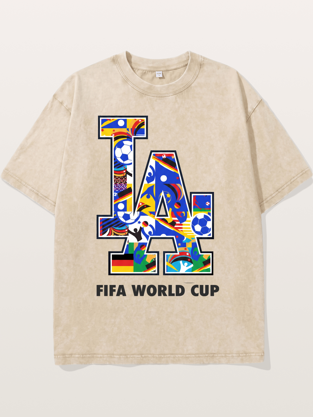 LA 2026 World Cup Nations Flags Washed T-shirt