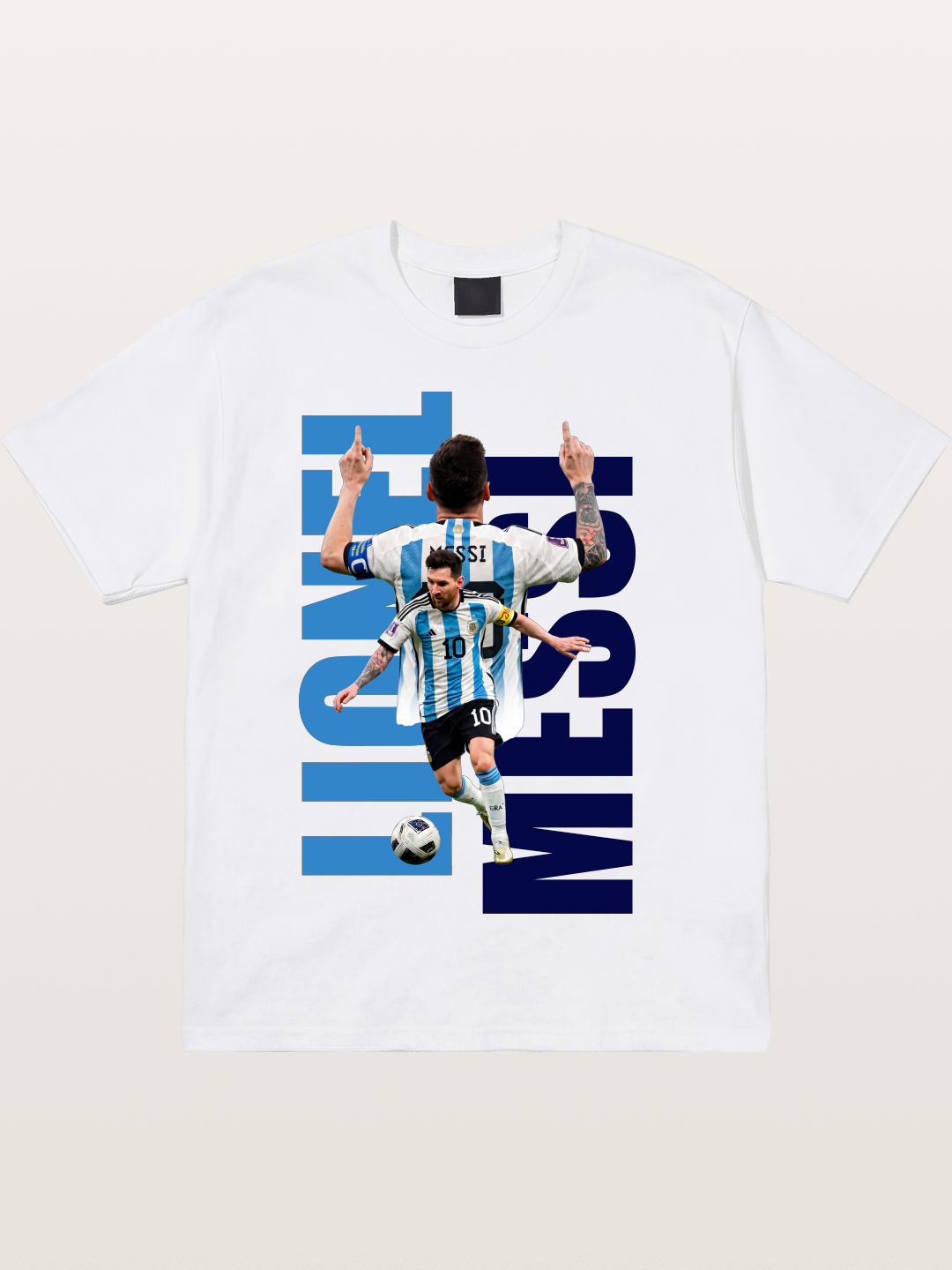 Lionel Messi Argentina 10 Cotton T-shirt