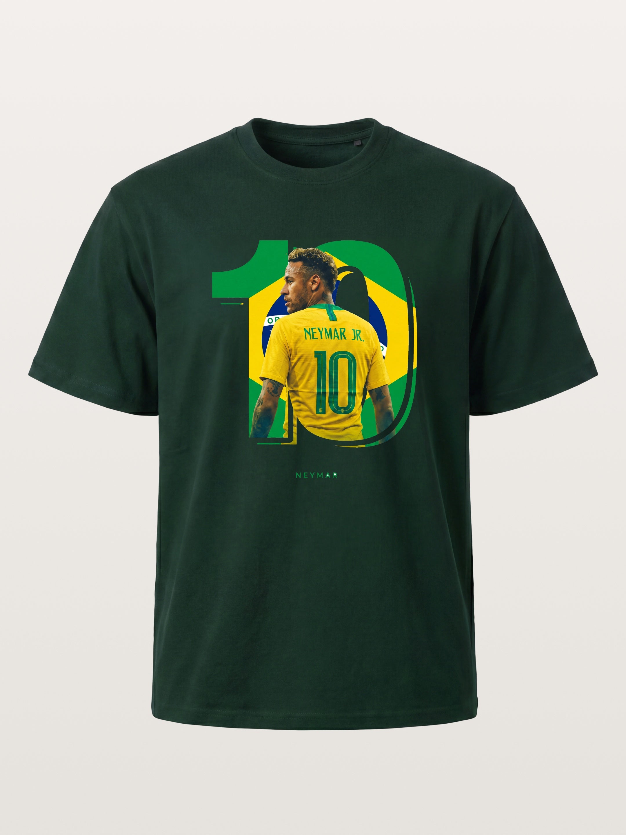 Neymar Brazil 10 Jersey Print Gildan T-shirt