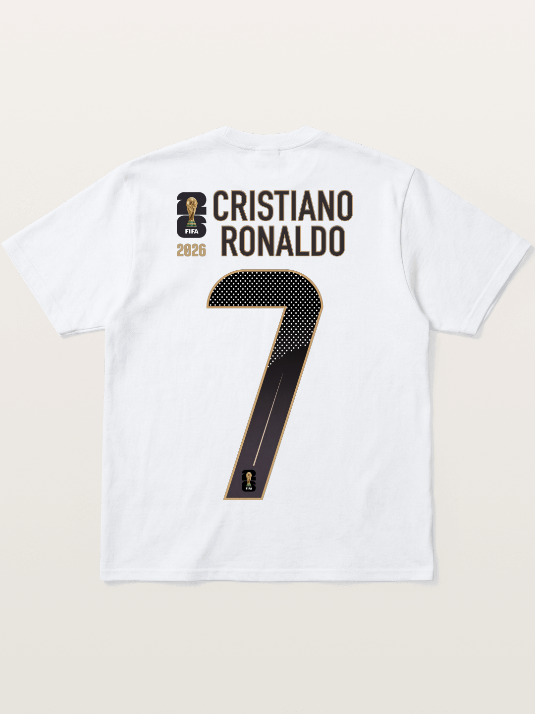 Portugal 7 Ronaldo 2026 WC Cotton T-shirt