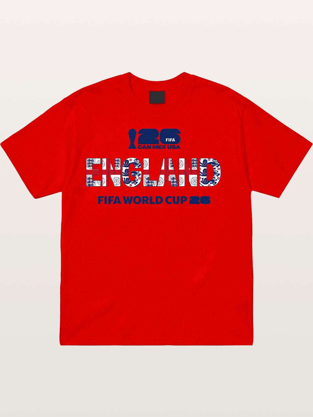 England 2026 World Cup Crest Cotton T-shirt