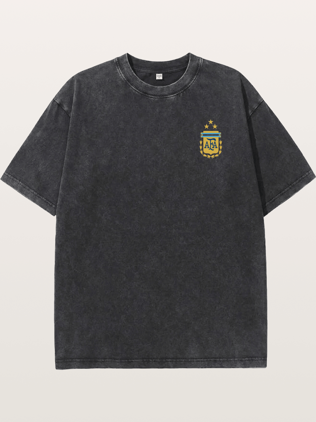 Argentina AFA Three Stars Badge Washed T-shirt