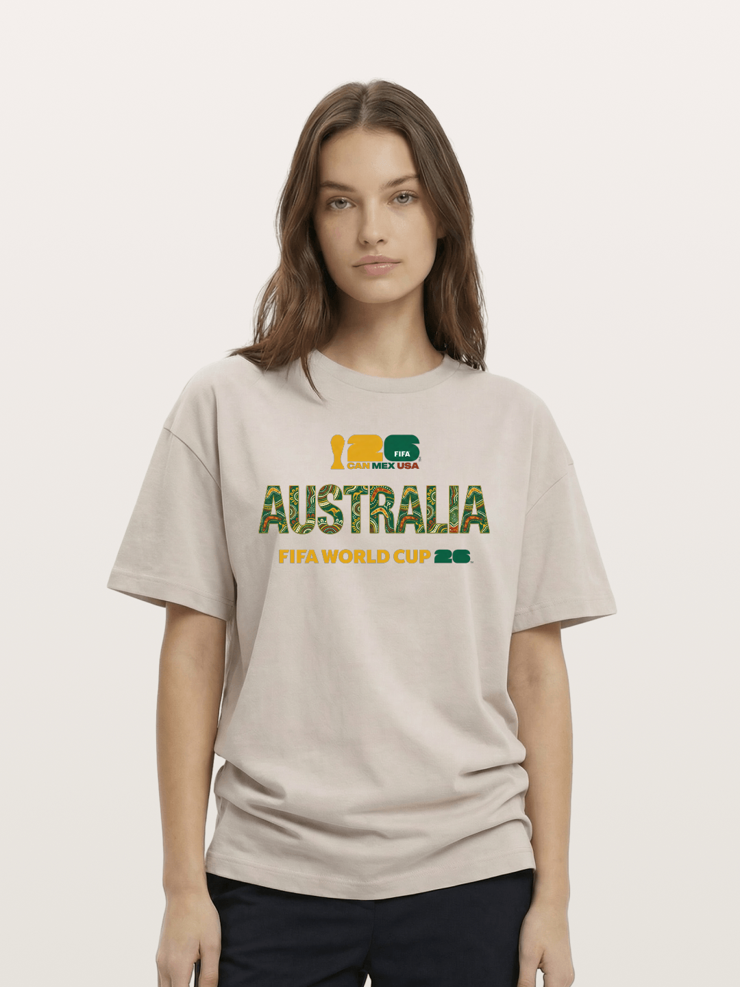 Australia 2026 Aboriginal Design Cotton T-shirt