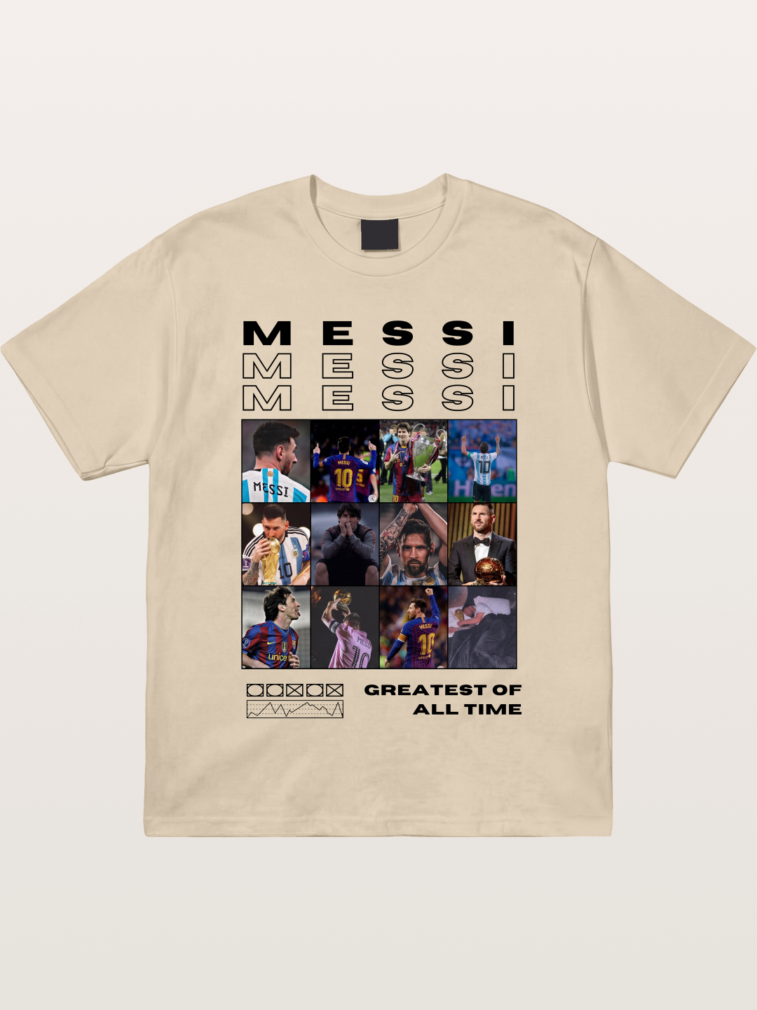 Messi Greatest of All Time Montage Gildan T-shirt