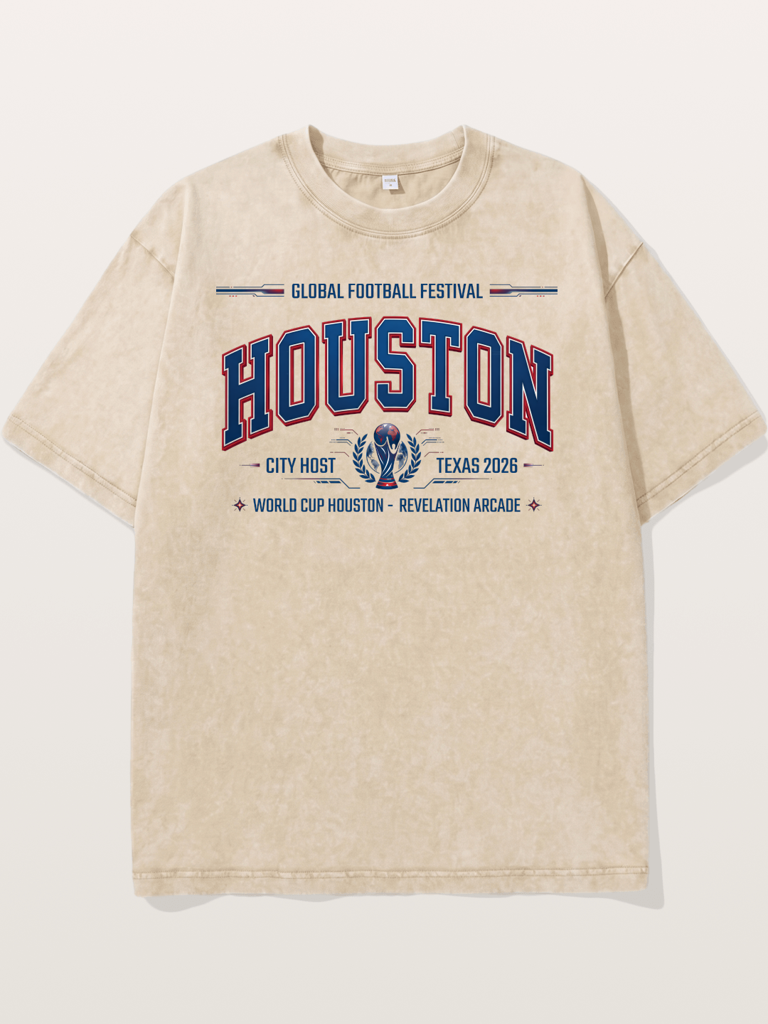 Houston 2026 WC Host Graphic Washed T-shirt