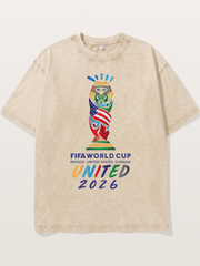 United 2026 WC Emblem Washed T-shirt