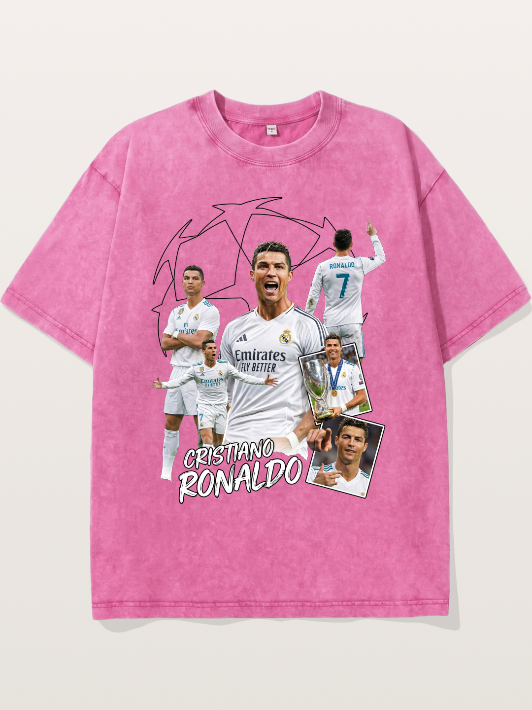 Cristiano Ronaldo Real Madrid Washed T-shirt