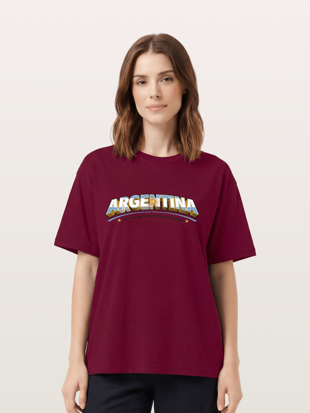 Argentina Retro Team Logo WC Gildan T-shirt