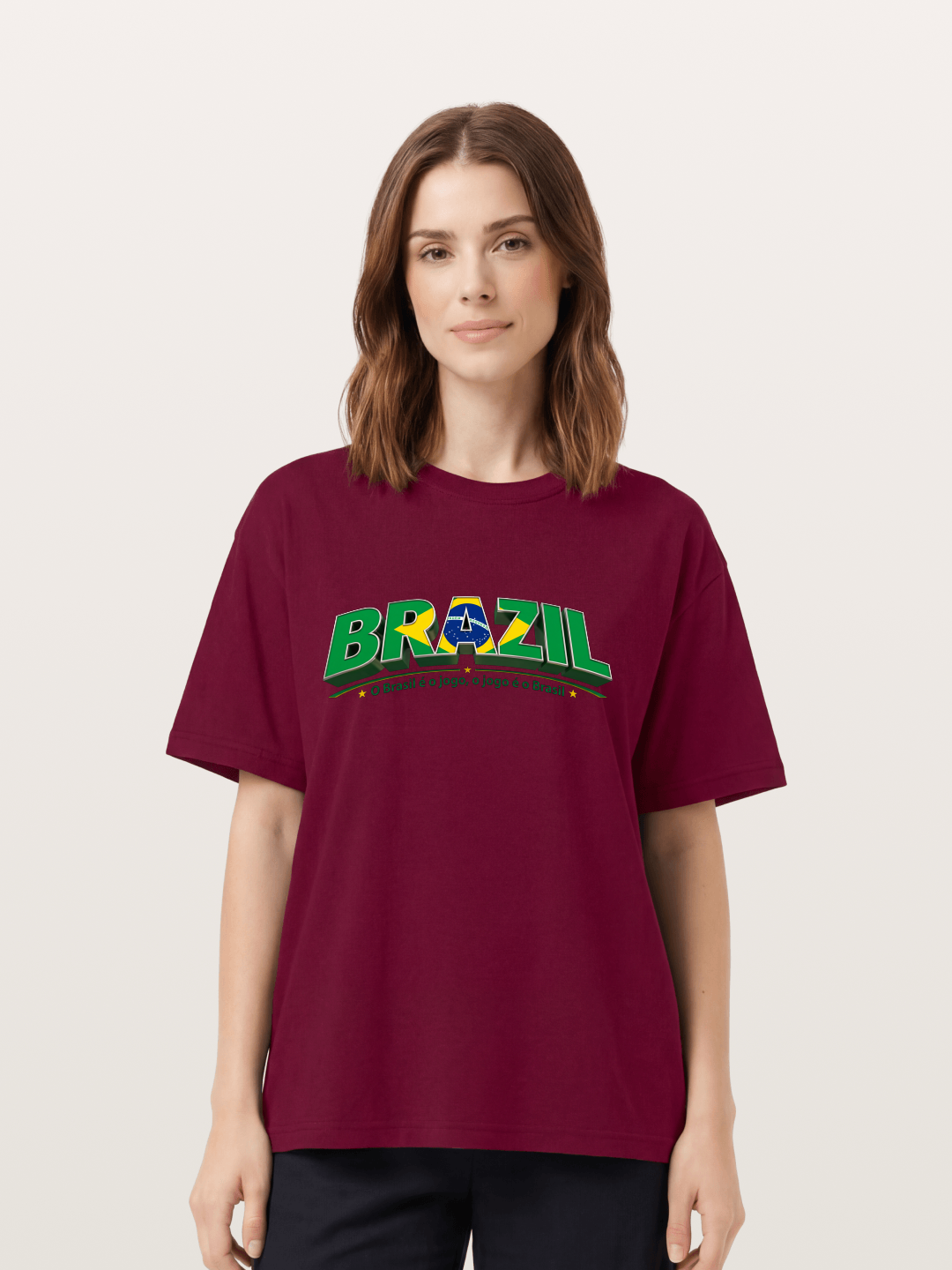 Brazil Retro Team Logo WC Gildan T-shirt