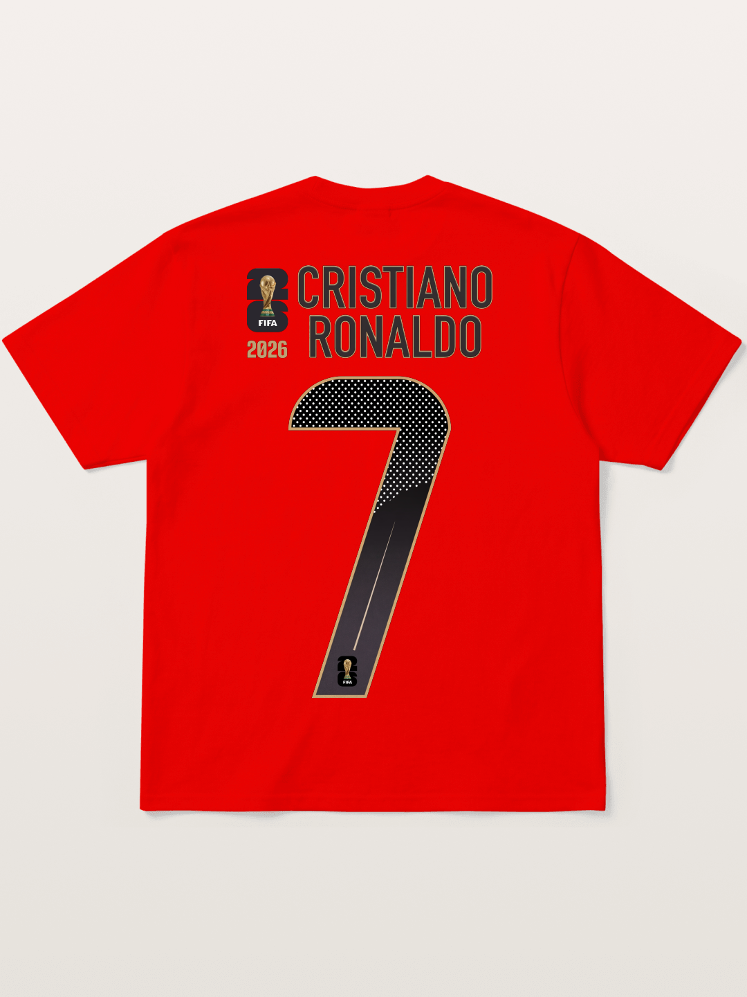 Portugal 7 Ronaldo 2026 WC Cotton T-shirt