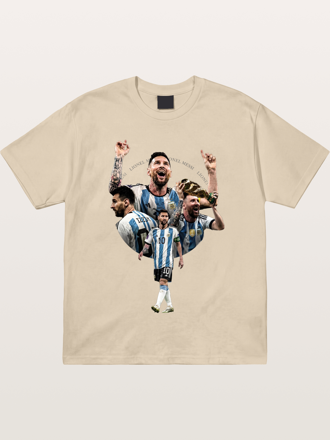 Messi World Champion Montage Gildan T-shirt