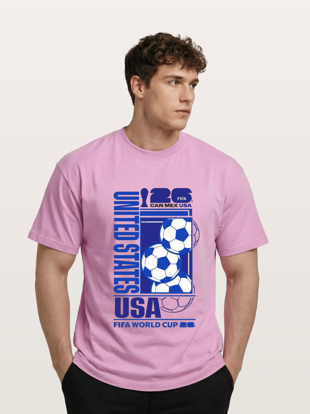 USA Mexico Canada Soccer Art Gildan T-shirt