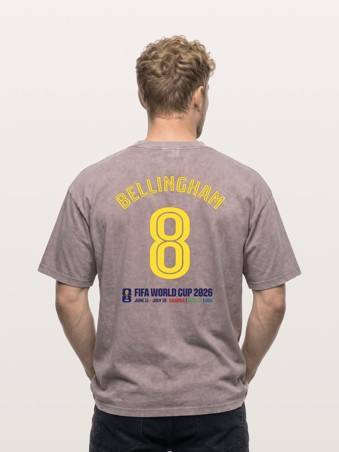 Bellingham 8 World Cup 2026 Washed T-shirt