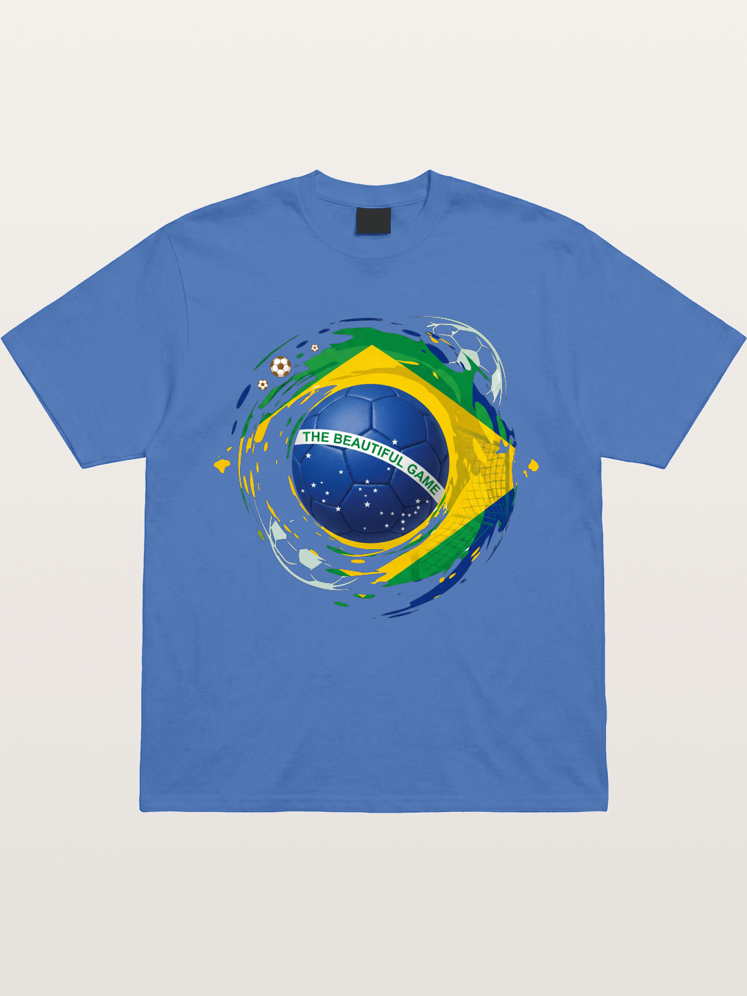 The Beautiful Game Brazil Print Gildan T-shirt