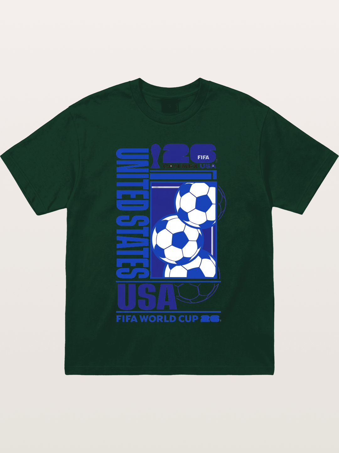 USA Mexico Canada Soccer Art Gildan T-shirt