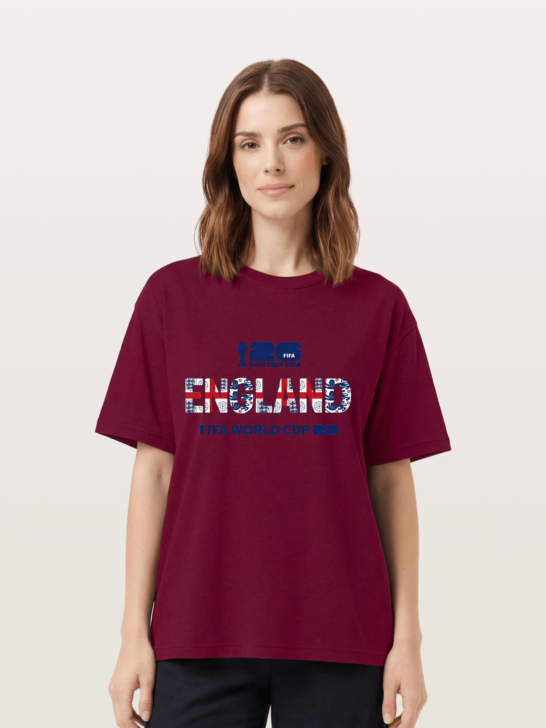 England 2026 World Cup Crest Gildan T-shirt
