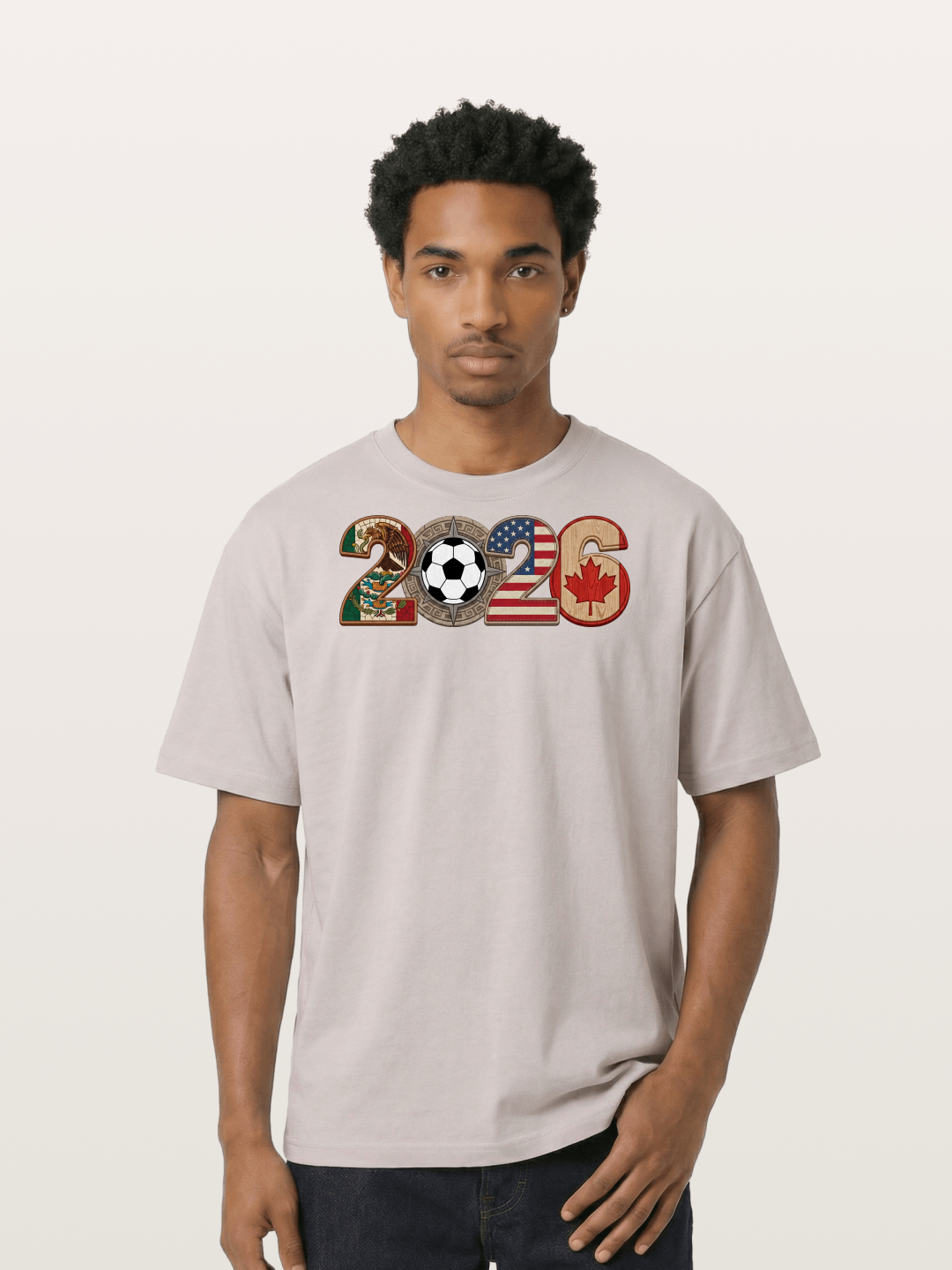 2026 WC Tribal Flag Design Cotton T-shirt