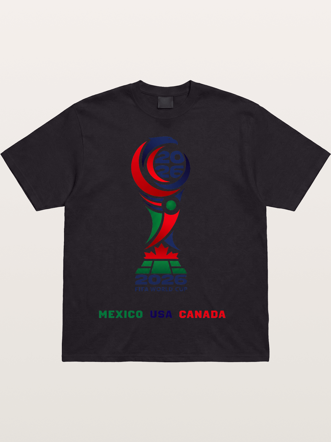 2026 World Cup Logo Art Cotton T-shirt
