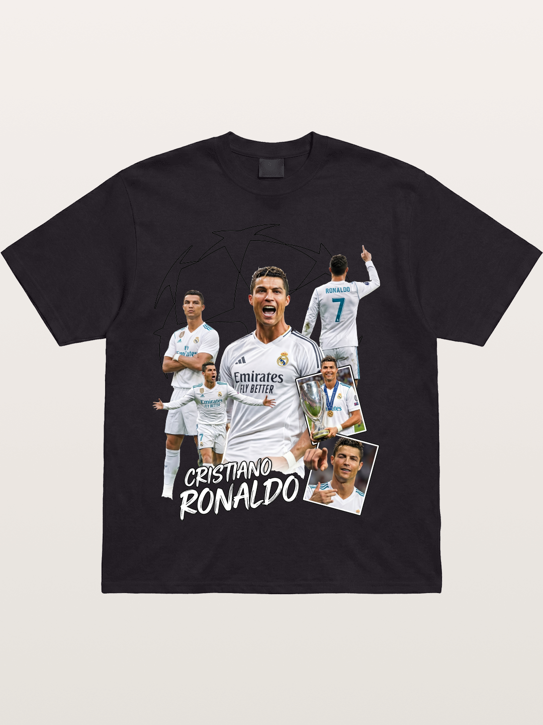 Cristiano Ronaldo Real Madrid Cotton T-shirt