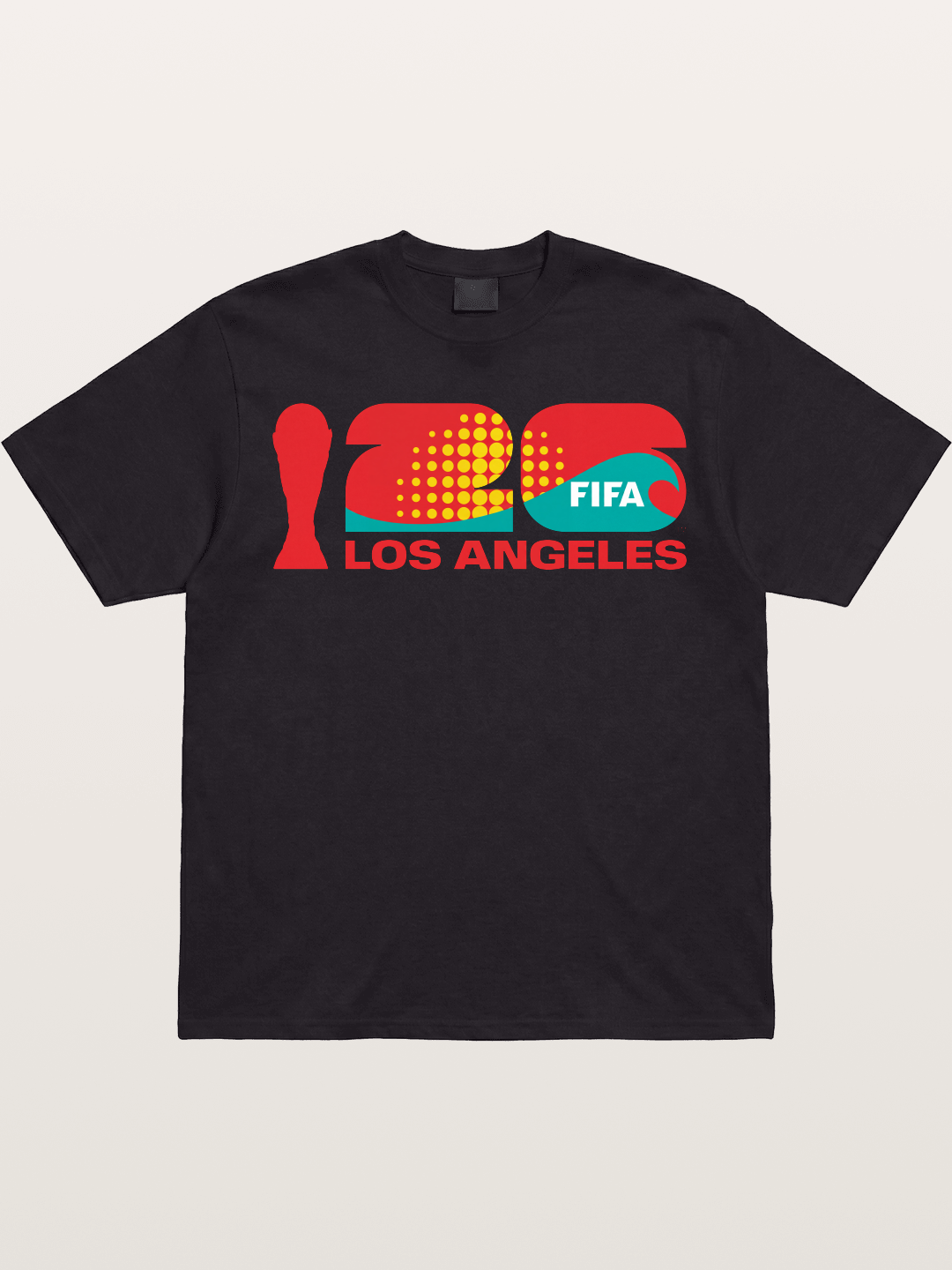 LA WC 2026 Geometric Dot Logo Gildan T-shirt