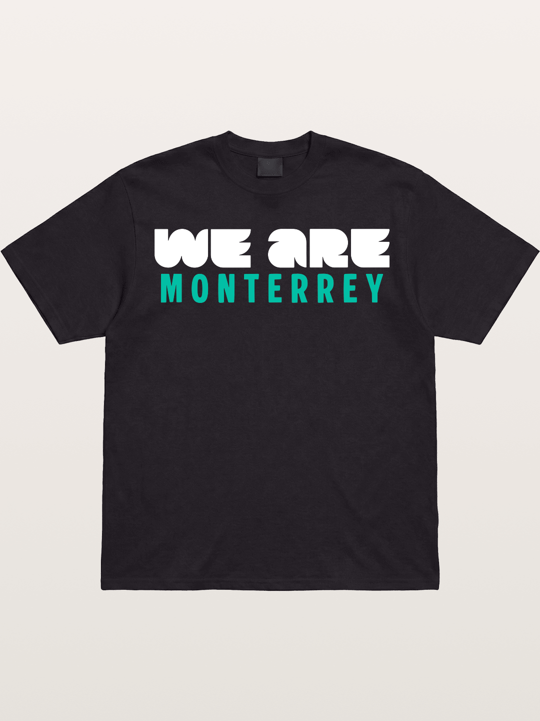 Monterrey Teal Bold Sticker Gildan T-shirt