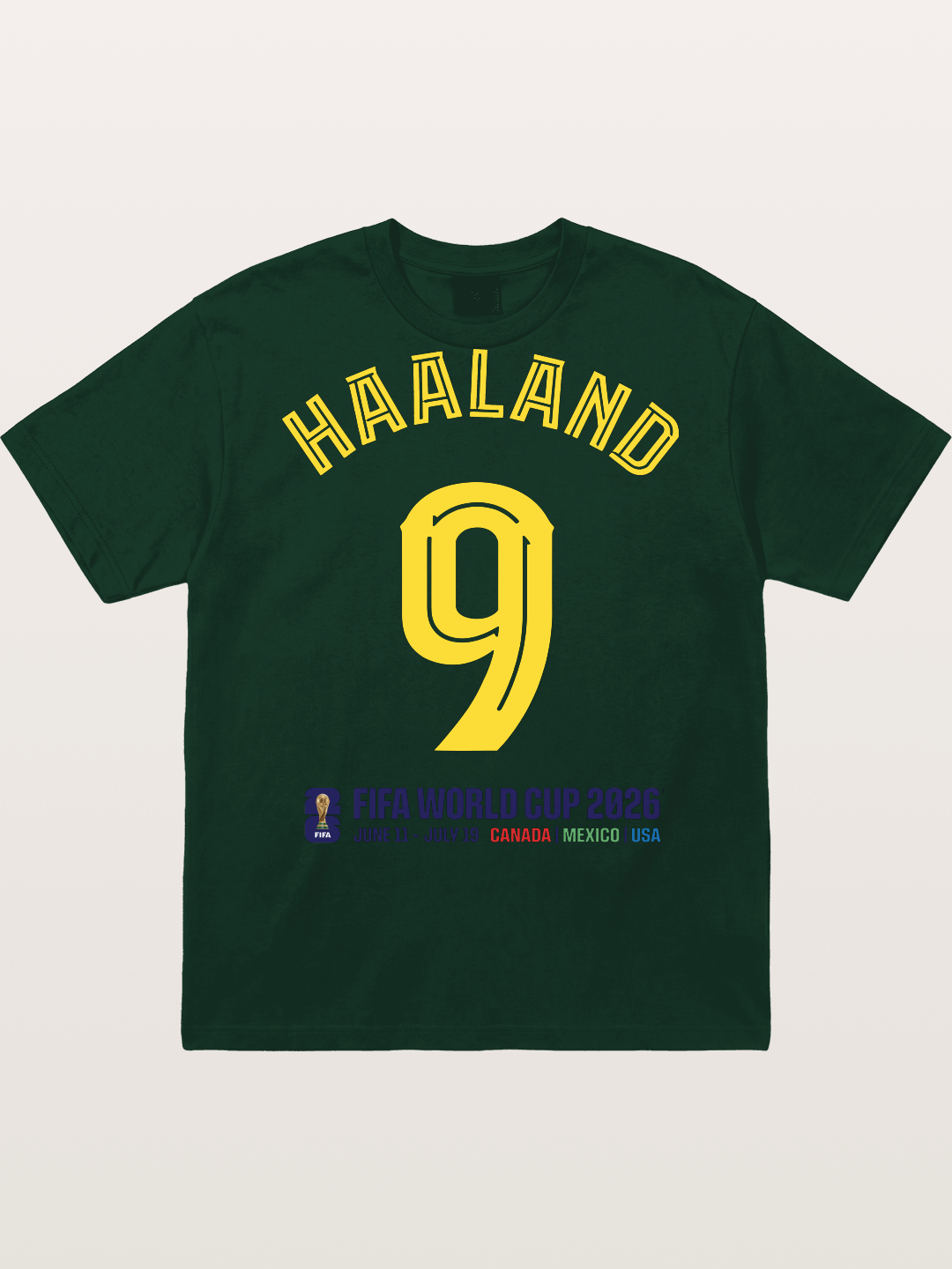 Haaland 9 World Cup 2026 Gildan T-shirt