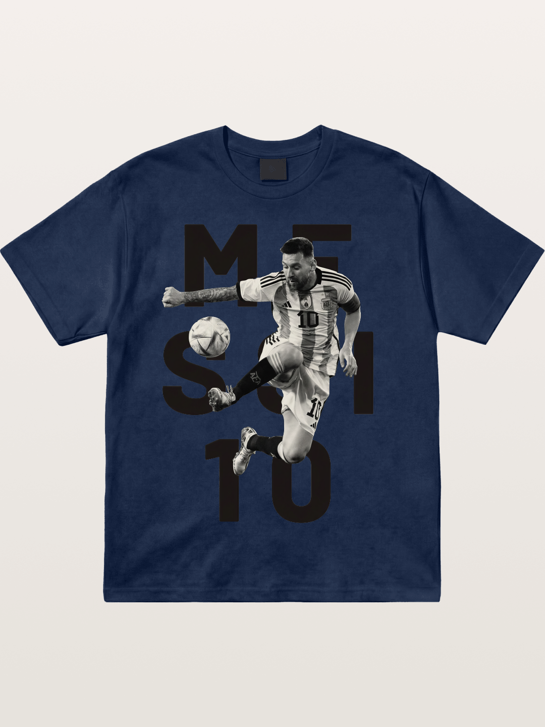 Messi 10 Action Print Cotton T-shirt