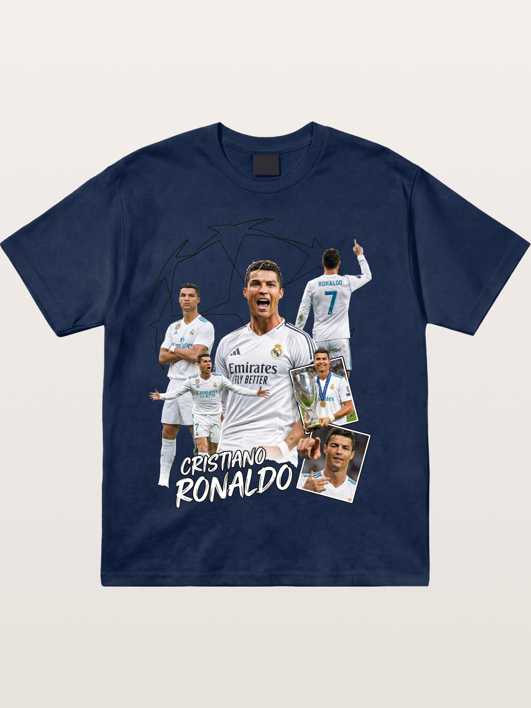 Cristiano Ronaldo Real Madrid Cotton T-shirt