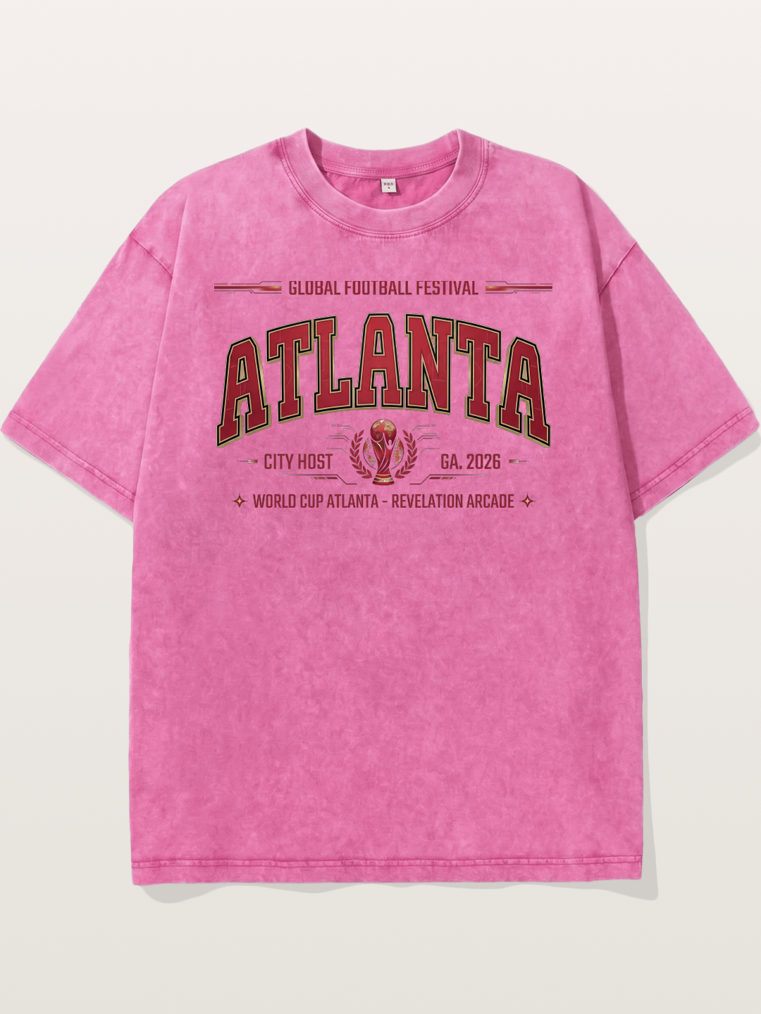 Atlanta 2026 WC Host Sticker Washed T-shirt