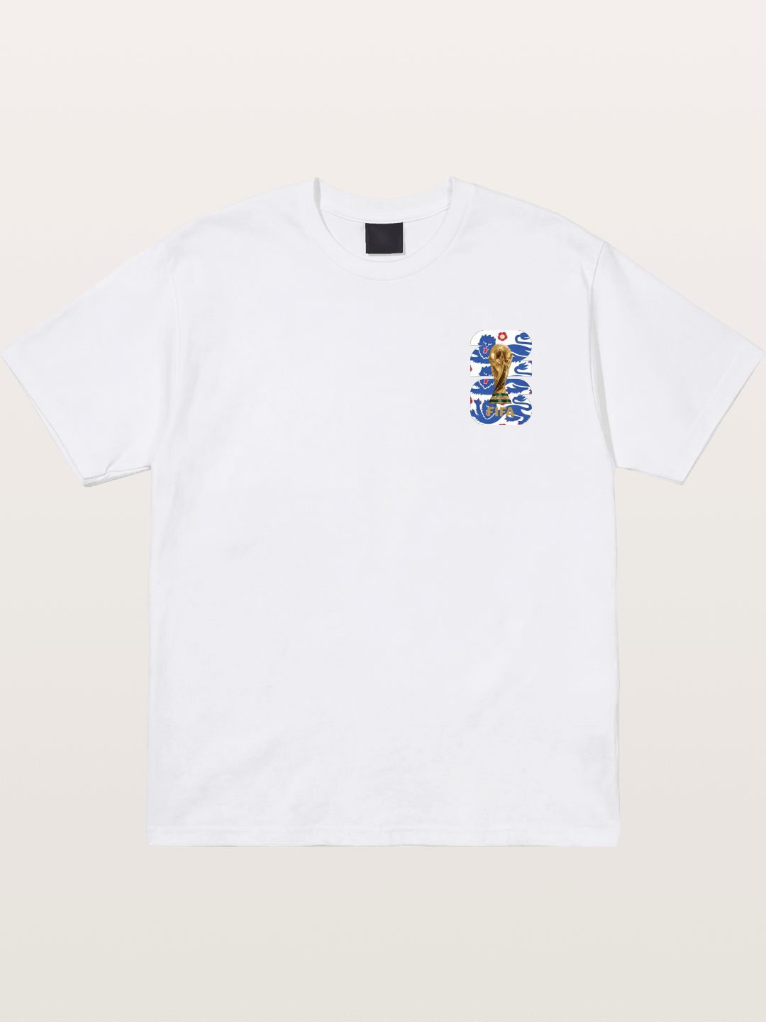 FIFA World Cup England Rose Emblem Cotton T-shirt