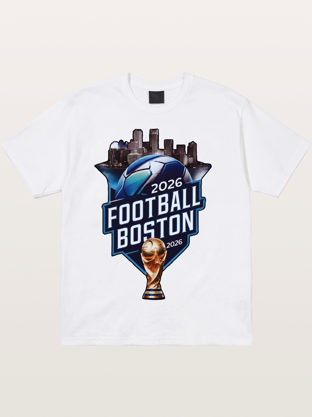 Boston 2026 World Cup City Badge Cotton T-shirt