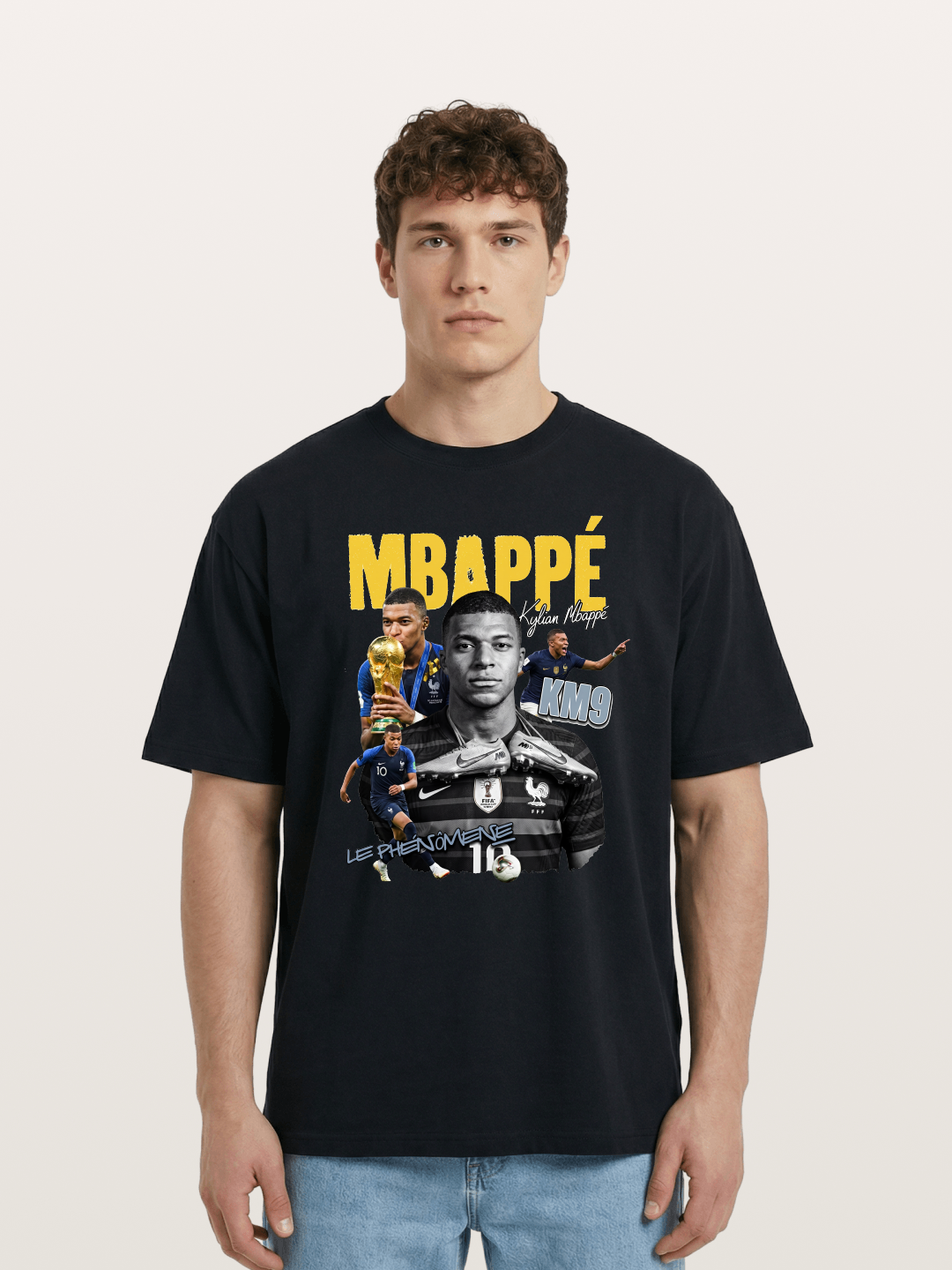 Kylian Mbappé KM9 Graphic Cotton T-shirt