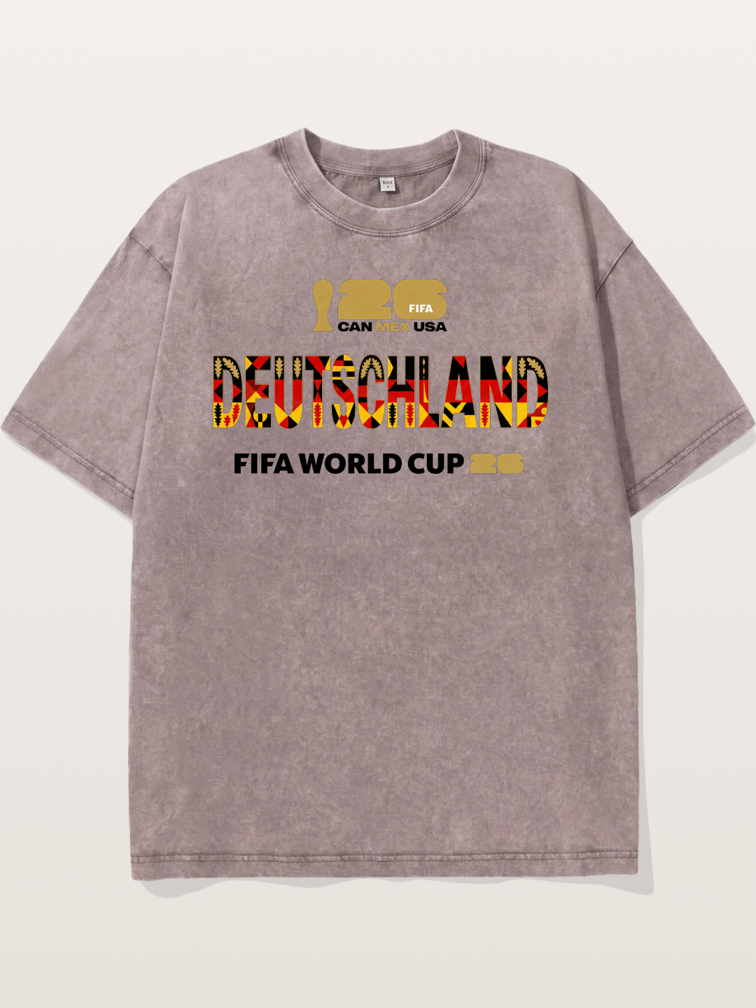 Deutschland 2026 Tribal Print Washed T-shirt