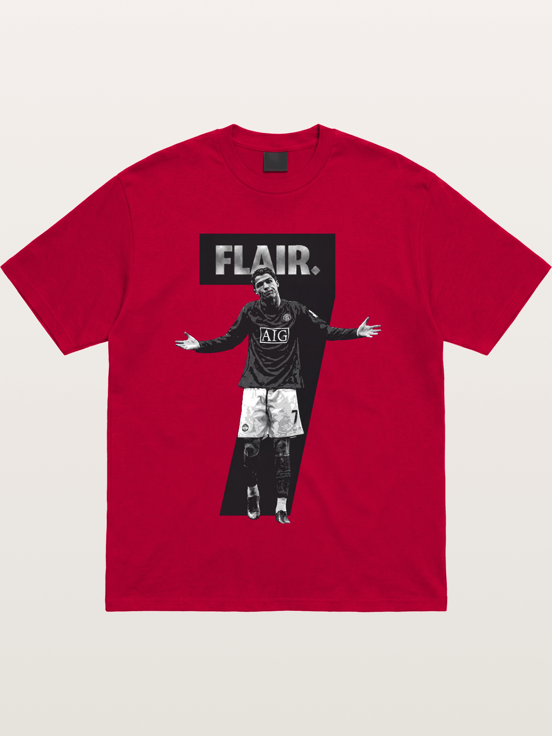 Ronaldo Black And White Number 7 Gildan T-shirt